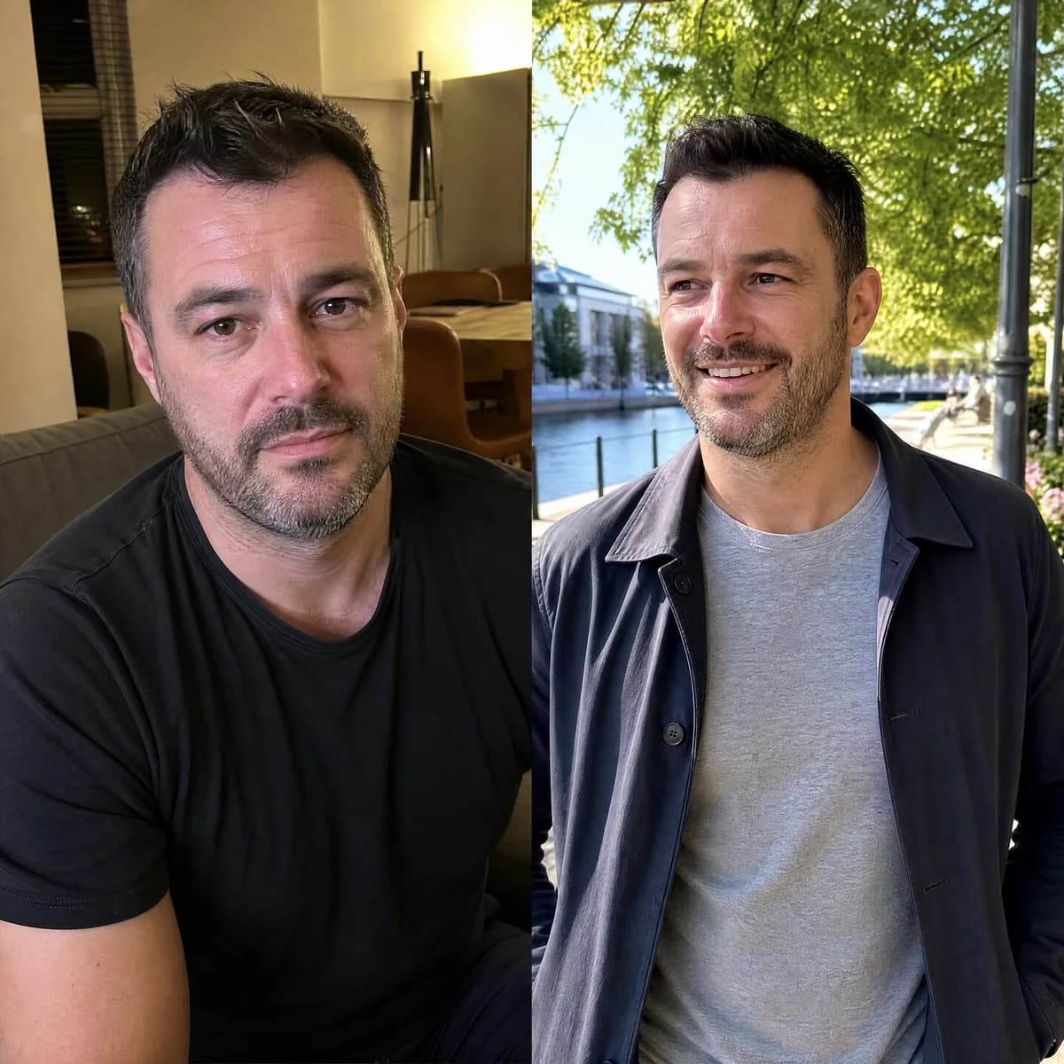 Daniel R., before and after